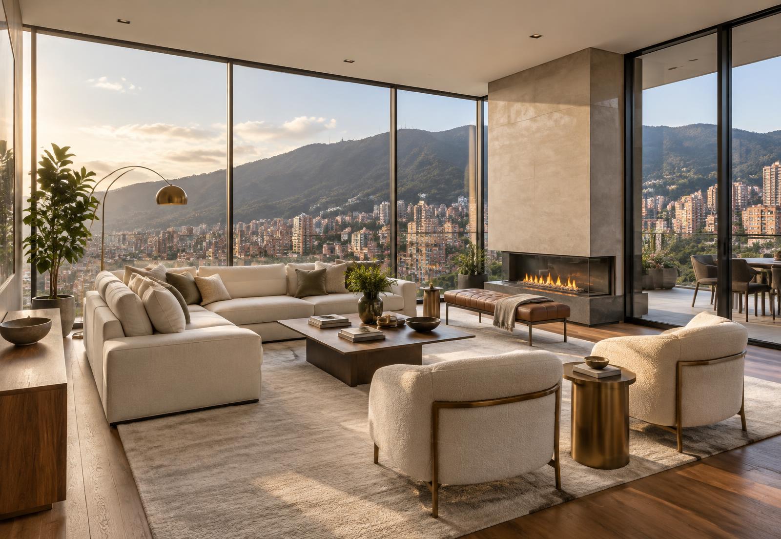 Apartamento premium con vista a Bogotá
